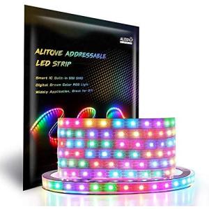 ALITOVE LEDテープライト WS2812B アドレス可能 イルミネーション