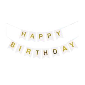 お誕生日おめでとうバナー誕生日ステーショナリーバナーアゲハチョウ旗バナーガーランド誕生日飾り誕生日パーティー用品