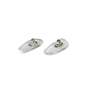 【Nose　Pad】　鼻パット シリコンパット　表面が軟らかくすべりにくい　サイズをお選び頂けます (中央金具：シルバー【小】)