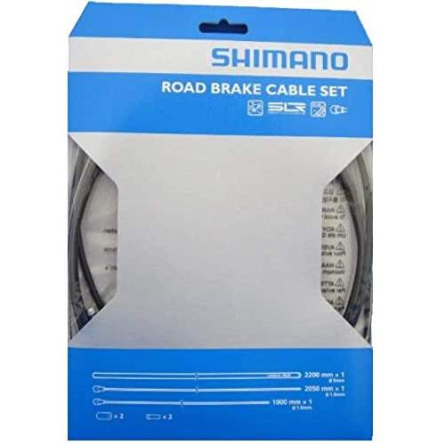 シマノ(SHIMANO) リペアパーツ ブレーキケーブルセット ステンレス ROAD ブラック Y8...