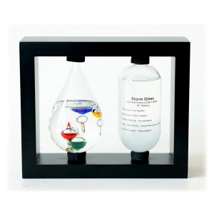 ウェザーステーション ストームグラス ＆ ガリレオ温度計 stormy