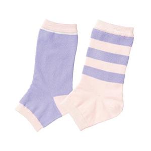 眠+ キッズ用 おやすみレッグウォーマー 19~21cmサイズ用 ピンク MINP304-16