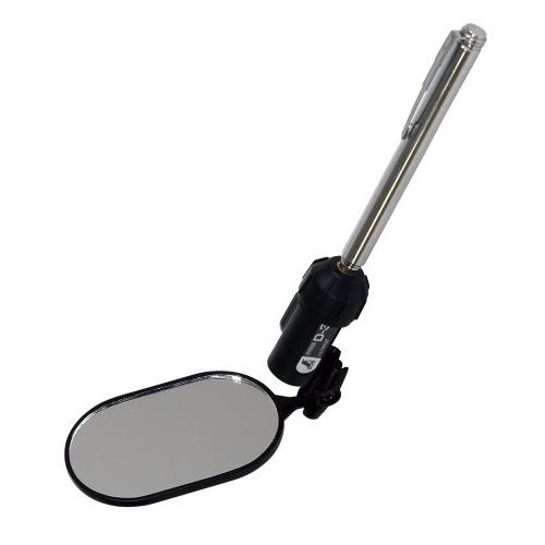 シンワ測定(Shinwa Sokutei) 点検鏡D 楕円型 ライト付き 50×80mm 74157