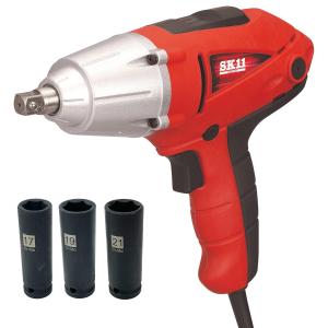 大自工業 メルテック 電動インパクトレンチ AC100V用 ワインレッド