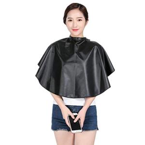 DUOLEIMI シャンプーケープ 毛染めケープ 防水 ヘアーエプロン 散髪ケープ ヘアカラー パーマ用 高級