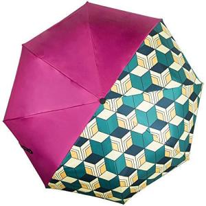 maxer 紫外線遮蔽率100% 日傘 完全遮光 我妻善逸 竈門炭治郎 冨勇 禰豆子胡蝶しのぶ折りたたみ