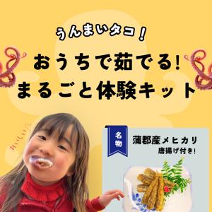 うんまいタコ！お家で茹でる体験キット＋メヒカリ唐揚げ｜tsunagutable