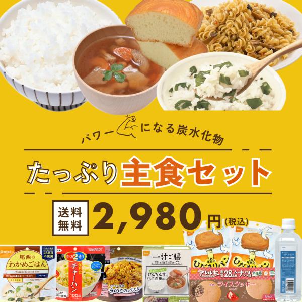 非常食 2日分 1人用 2人用 8品 ご飯 パン 水 アルファ米 お菓子 防災グッズ 保存食 尾西 ...