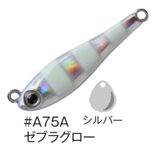 アクアウェーブ コーモラン メタルマジック TG 40g #A75A ゼブラグロー / タングステン テールスピンジグ