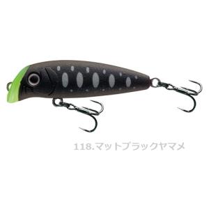 タックルハウス バフェット リップレスミノー BULM42 #118 マッドブラックヤマメ / トラウト ルアー