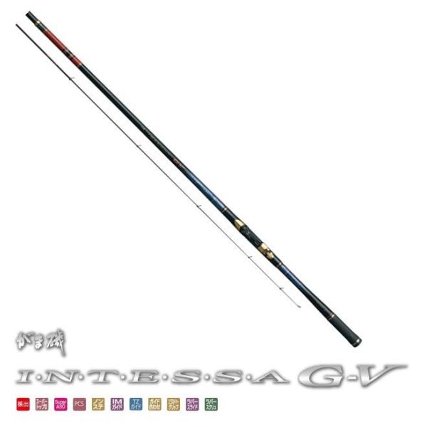 磯竿 がまかつ がま磯 インテッサG-5 1.75号-50   / gamakatsu
