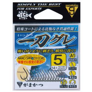 がまかつ A1エーワン 一刀グレ 4号  / グレバリ / 釣具 / メール便可