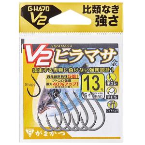 がまかつ G-HARD V2 V2 ヒラマサ ケイムラシルバー 15号   / ハリ