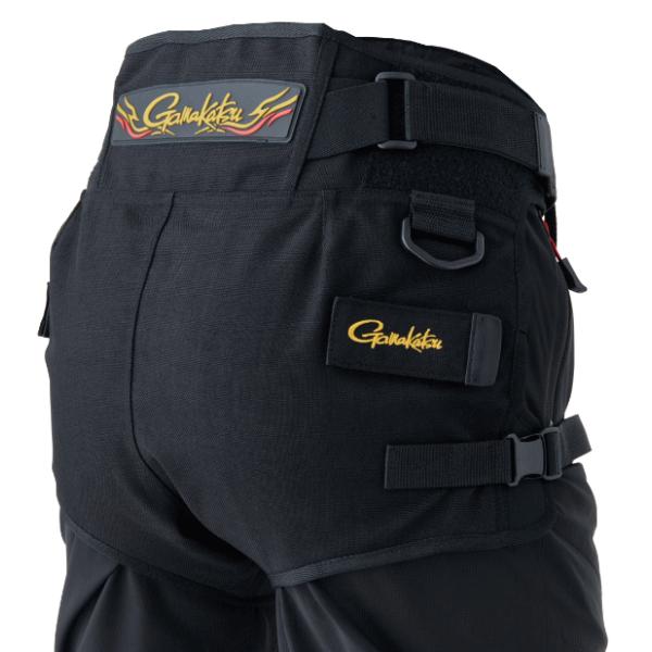 がまかつ CORDURA(R) ヒップガード (ハイバックタイプ) GM-3726 ブラック LLサ...