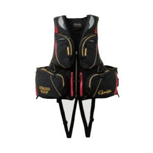 がまかつ アルテマシールドプロフローティングベスト GM-2183 ブラック×レッド 7Lサイズ /...