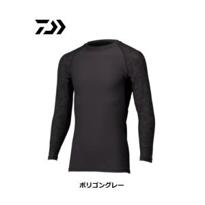 ダイワ アイスドライR クルーネックアンダーシャツ DU-6021S ポリゴングレー Lサイズ / 釣具 daiwa (SP) メール便可
