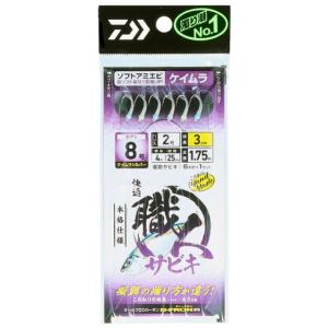 ダイワ 快適職人 サビキ ソフトアミエビ6本 ケイムラ 7号 ハリス 1.5号 幹糸 3号 / 仕掛け / メール便可