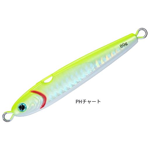 ダイワ TGベイト 神掛 80g #PHチャート / タングステン メタルジグ ルアー / メール便...