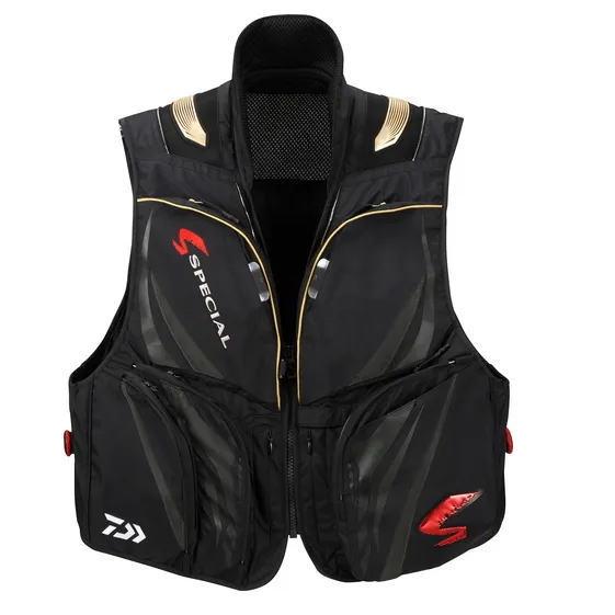 ダイワ スペシャル バリアテック(R)ショートベスト DV-1025 マスターブラック Mサイズ｜鮎...