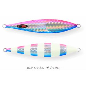 シーフロアコントロール シークレットレクター 350g #16.ピンクブルーゼブラグロー / メタル...