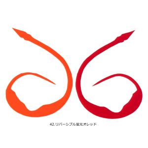 スタート START シリコンネクタイ マジカーリーJr. MCJ-42 リバーシブル蛍光オレッド｜タイラバ 鯛ラバ ルアー メール便可