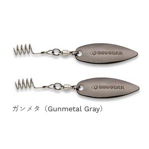 エコギア ブレードスピン リーフブレード #ガンメタ / ルアー / 釣具 マルキュー メール便可