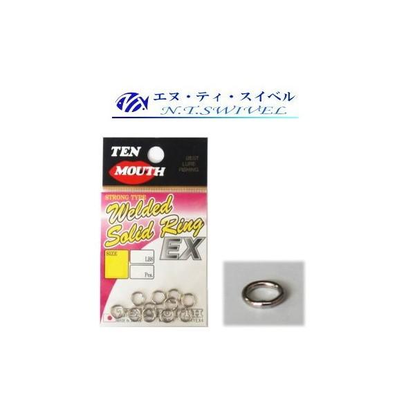 NTスイベル テンマウス ウェルディッドソリッドリング EX ステンレス ＃4 / メール便可