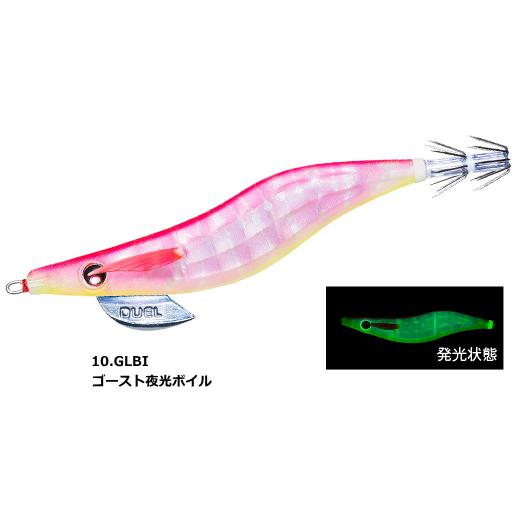 デュエル (DUEL) LQ レンズエギ 透明布巻 3.0号 #10.GLBI ゴースト夜光ボイル ...