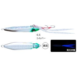 デュエル ソルティー・ベイト ウェーブ 80g #6.S シルバー F1293｜タイラバ インチク｜釣具｜メール便可