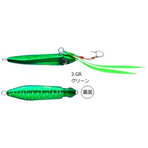 デュエル ソルティー・ベイト ウェーブ 100g #3.GR グリーン F1294｜タイラバ インチク｜釣具｜メール便可