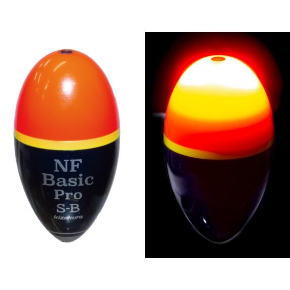 キザクラ NF ベーシック プロ Mサイズ 0.8号 オレンジ / 電気ウキ つり具 メール便可