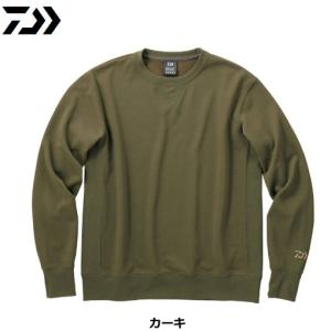 ダイワ ドライスウェットクルーネックプルオーバー DE-74009J カーキ Lサイズ / ウエア フィッシング