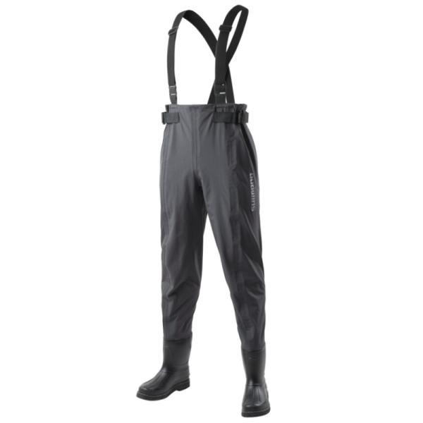 シマノ DS4 ウェーダー ウエストハイ カットフェルト FF-040Y チャコール Mサイズ / ...
