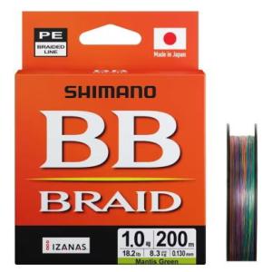 シマノ BB ブレイド LD-M64Y 200m 3号 5色マーキング 10m×5カラー / PEライン shimano 釣具 メール便可