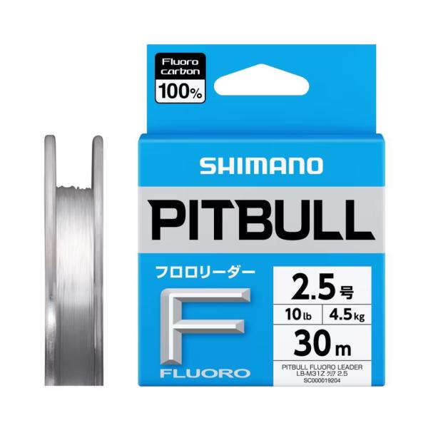 シマノ ピットブル フロロリーダー LB-M31Z クリア 30m 8号|ルアー ライン|shima...