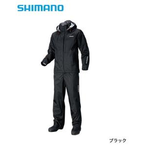 シマノ DSベーシックスーツ RA-027Q ブラック Sサイズ / レインウェア レインスーツ