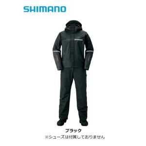 シマノ DSアドバンスウォームスーツ RB-025S ブラック Lサイズ / レインスーツ