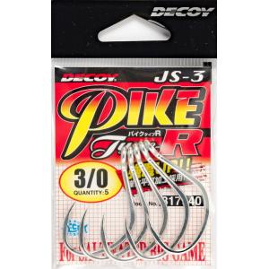 カツイチ デコイ JS-3 パイク タイプR #8/0 / ルアー フック 針
