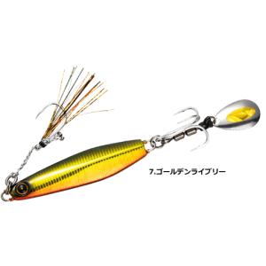 ハヤブサ カンタン巻くだけブレードジグ ジャックアイマキマキ 40g #7.ゴールデンライブリー / メタルジグ ルアー