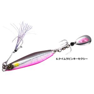 ハヤブサ カンタン巻くだけブレードジグ ジャックアイマキマキ 60g #6.ケイムラピンキーセクシー / メタルジグ ルアー