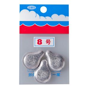 第一精工 パックオモリ  関西オタフク型 8号 / シンカー 錘 鉛 おもり