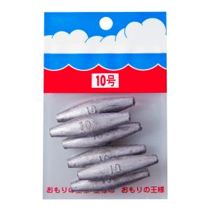 第一精工 パックオモリ  長型 10号 / シンカー 錘 鉛 おもり