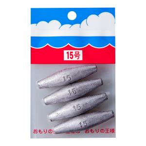 第一精工 パックオモリ  長型 15号 / シンカー 錘 鉛 おもり