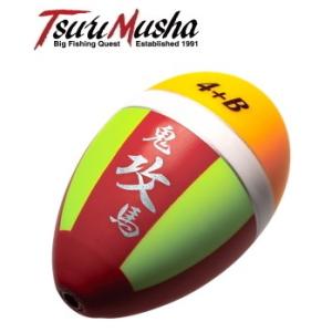 釣武者 鬼馬ウキ 攻 ラージ B＋BB みかん うるしレッド / イエロー
