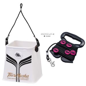 釣武者 TsuriMusha 水汲みバケツ Lサイズ ホワイト / 水くみバッカン