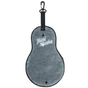 釣武者 ふわふわ ひょうたんタオル ブラック