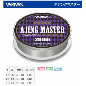 モーリス バリバス アジングマスター 0.4号 / 釣具 メール便可