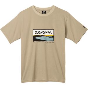 ダイワ グラフィックTシャツ サーフ DE-6522 モカ Lサイズ / ウェア / 釣具 / daiwa (SP)｜tsuribitokan