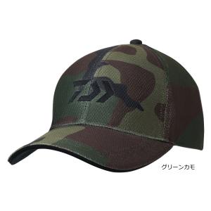 ダイワ サンブロックキャップ DC-9424 グリーンカモ フリーサイズ / 帽子 ウェア daiwa 釣具 (SP)｜tsuribitokan