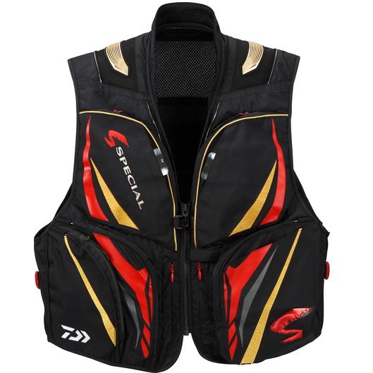 ダイワ スペシャル バリアテック(R) ショートベスト DV-1025 ブラック Lサイズ / 鮎ベ...